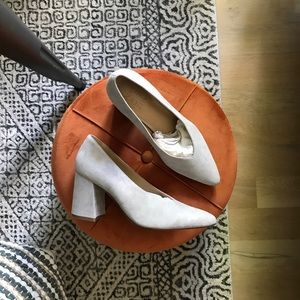 NIB Naturalizer Hope Grey Suede Comfy Block Heel